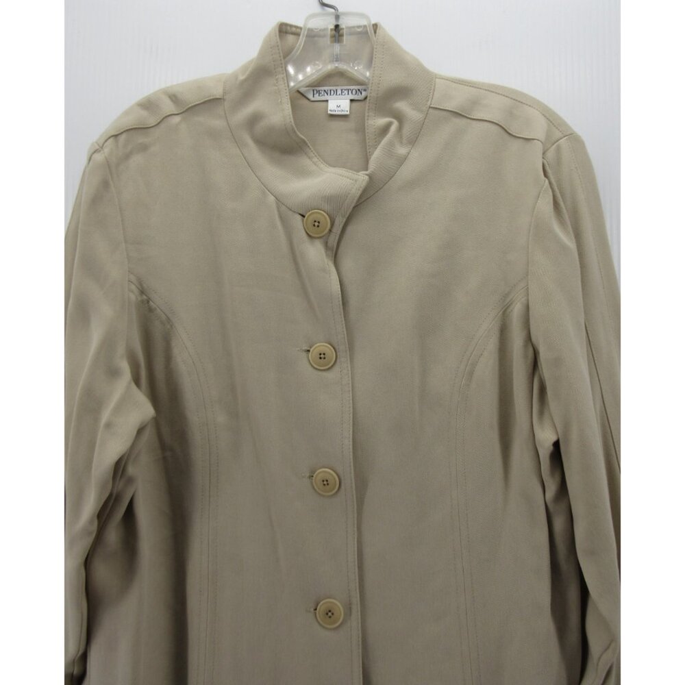 Pendleton Jacket Medium Coat Button Up Cottage Ly… - image 2